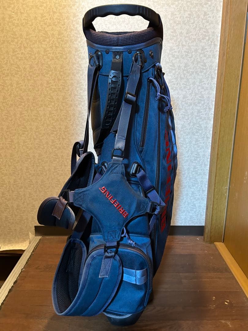 BRIEFING BEAMS GOLFバッグ ネイビー