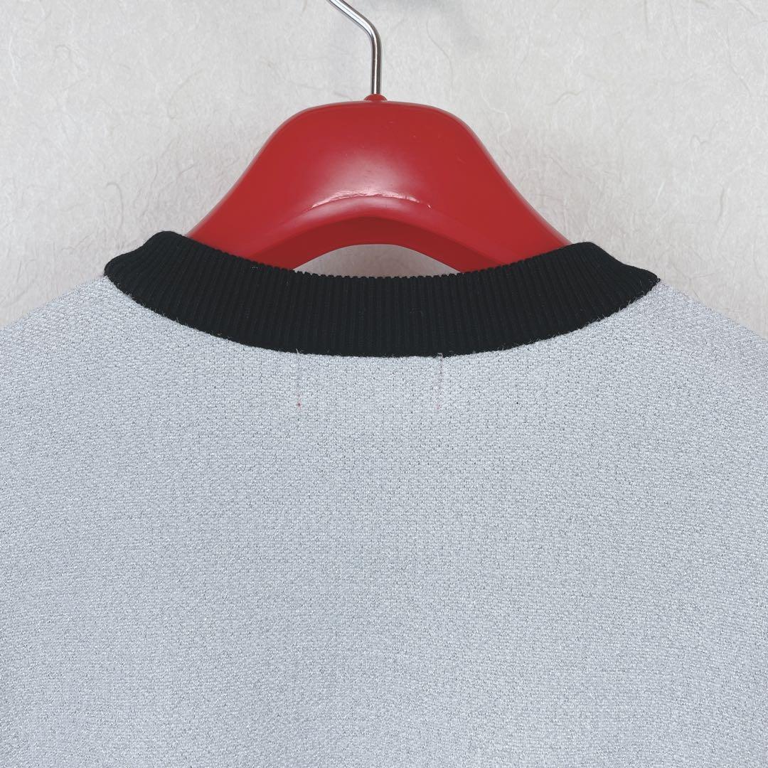 新品未使用24FW archivio キラキラロゴ入りモノトーンセーター 38号