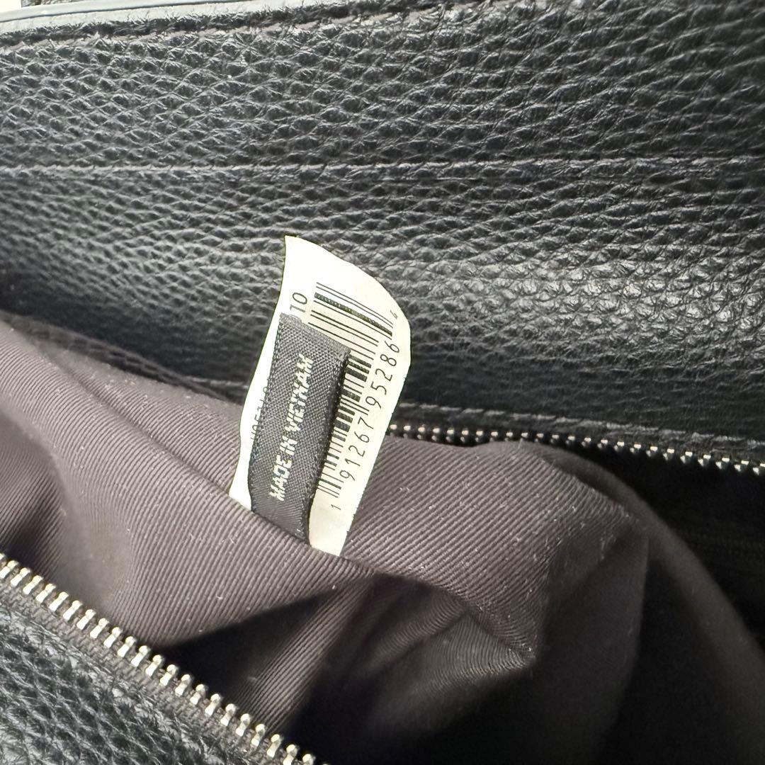 【美品】Marc Jacobs レザー トートバッグ ブラック　A4サイズ 黒