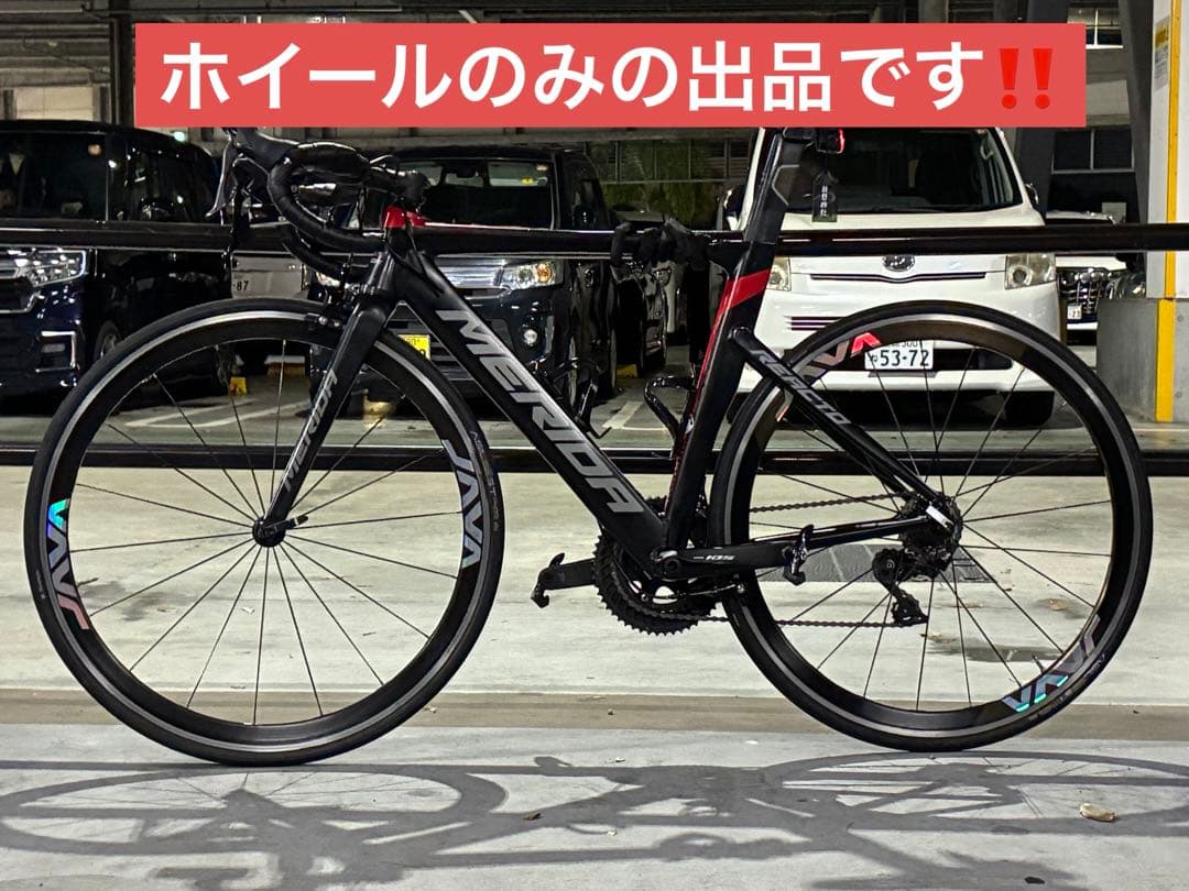 メーカー不明。爆音ラチェット ロードバイクホイール 40mm