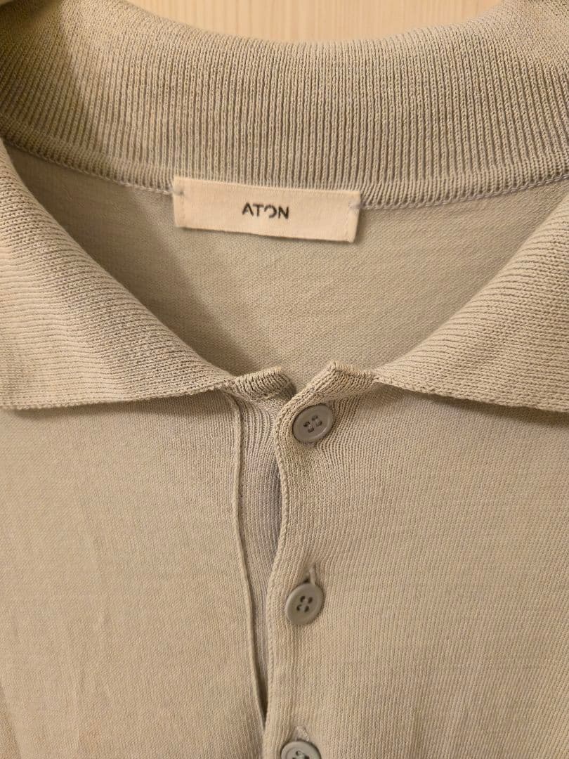 ATON FRESCA KNIT CREW POLO KNIT サイズ6