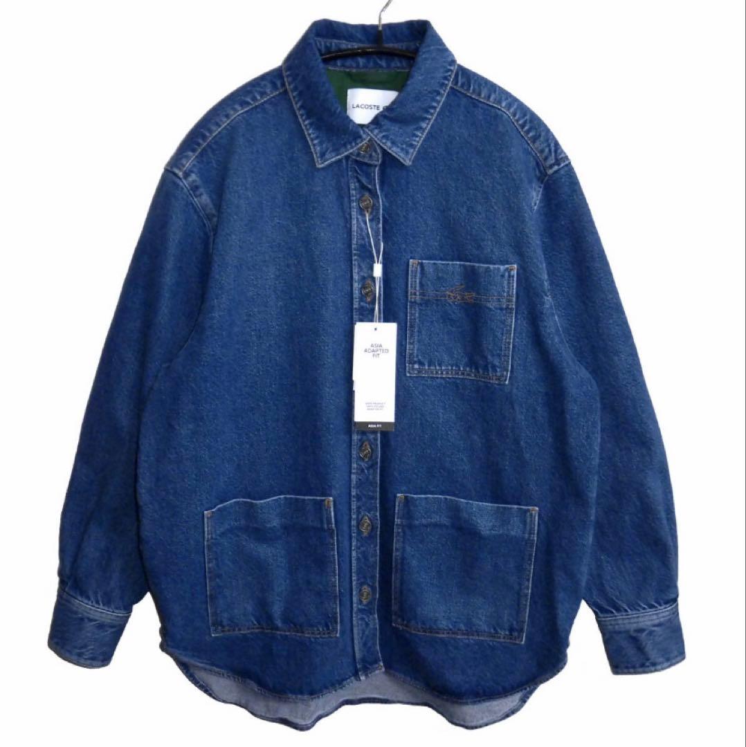 定価2.9万 未使用 ラコステ 25AW ワーク デニム シャツジャケット