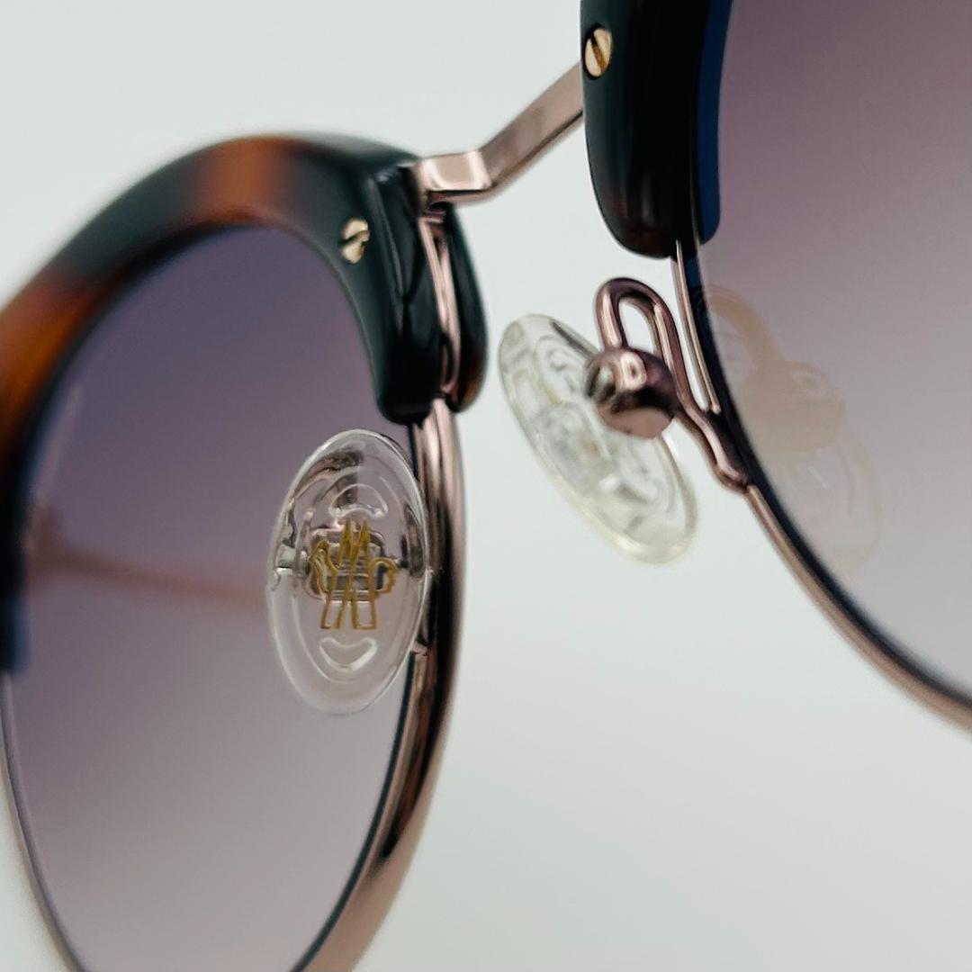 新品未使用 MONCLER モンクレール サングラス ブラウン ボストン 鼈甲