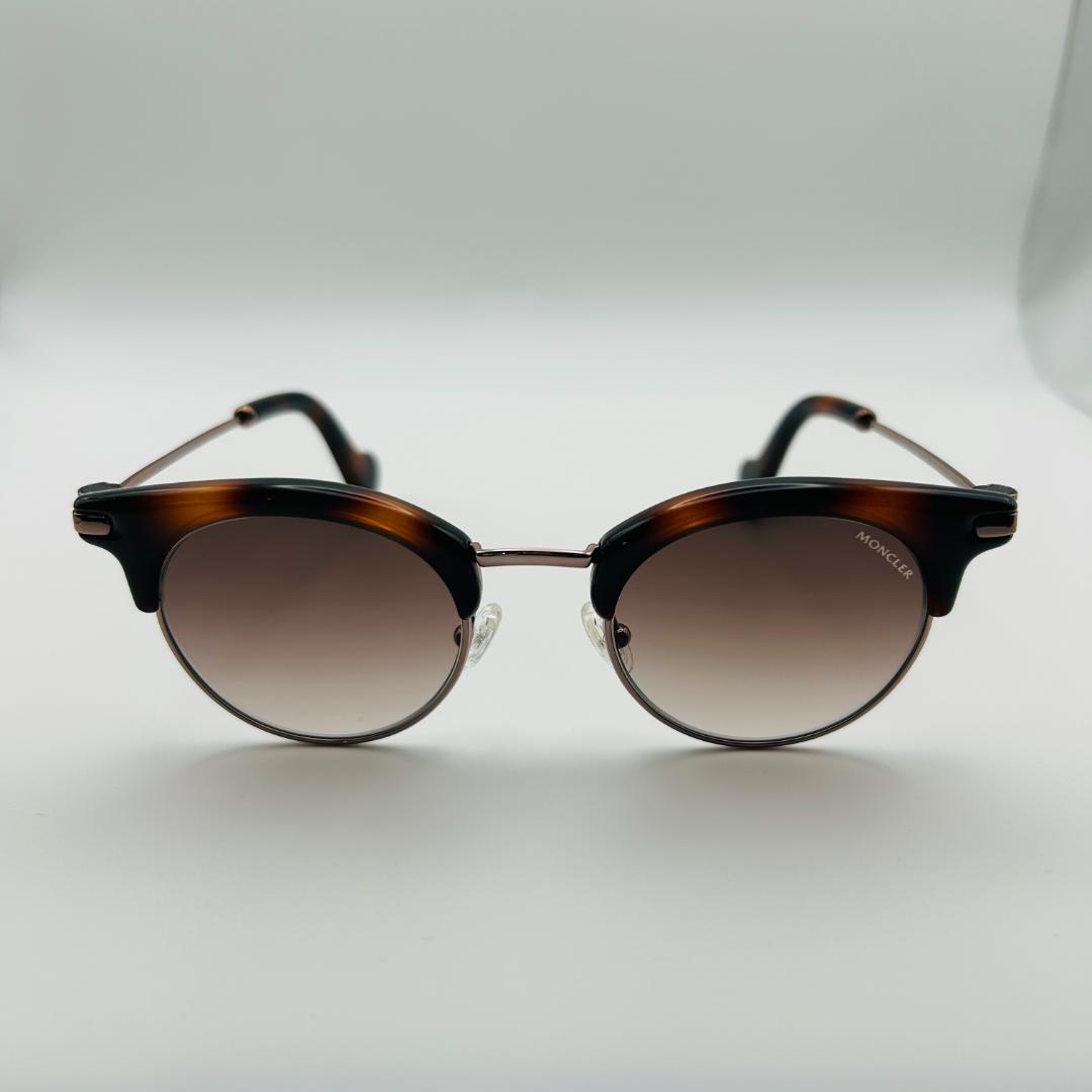 新品未使用 MONCLER モンクレール サングラス ブラウン ボストン 鼈甲