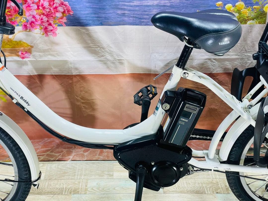 人気モデル！パスバビー12AH⭐️ヤマハ子供乗せ電動自転車Y3283