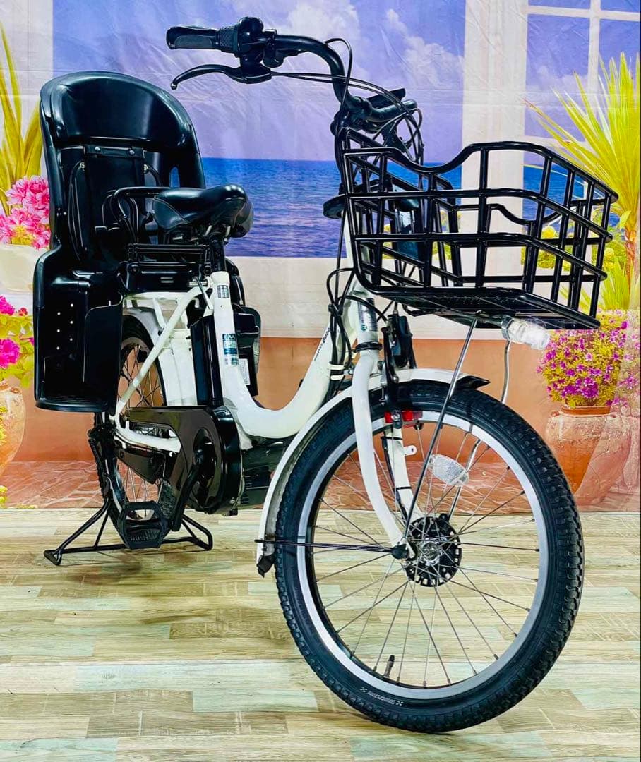人気モデル！パスバビー12AH⭐️ヤマハ子供乗せ電動自転車Y3283