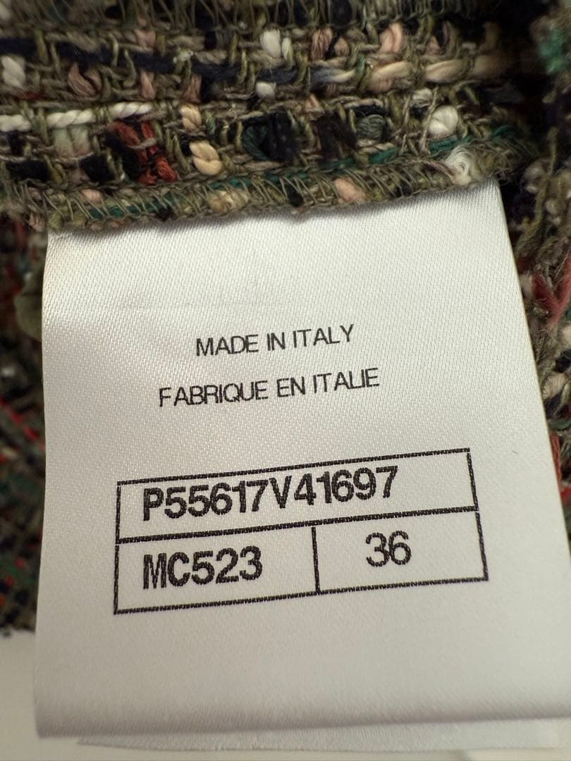 CHANEL ツイードオールインワン 36