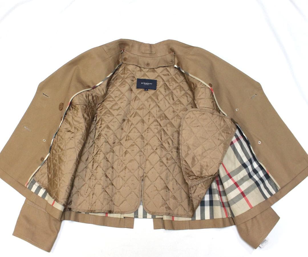 新品 バーバリー コート 46 ライナー付き ジャケット チェック裏地 タグ付き