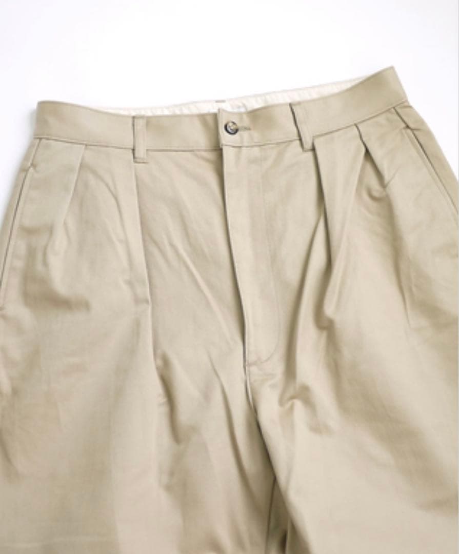 ciota 2タックチノパンツ　ベージュ　サイズ4