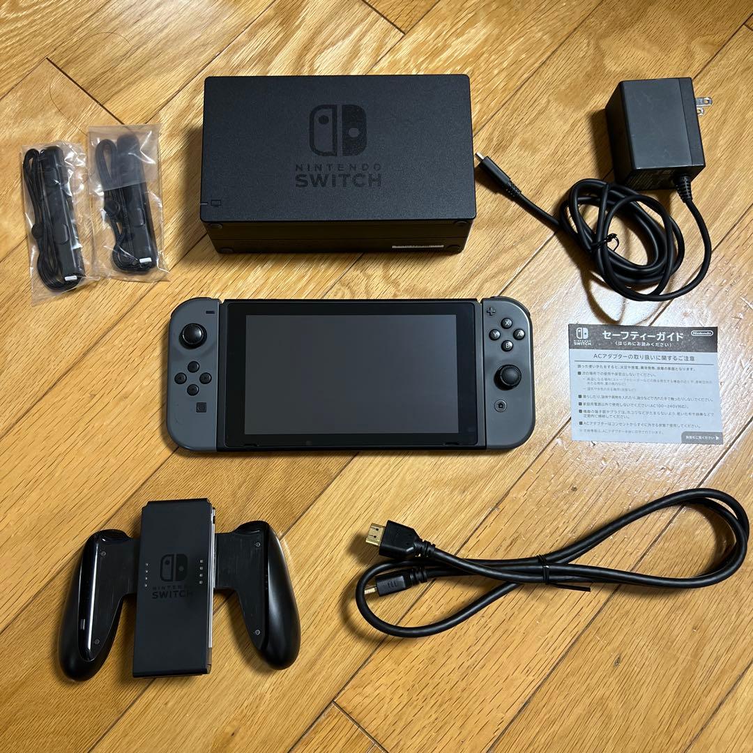 Nintendo Switch グレー 本体 付属品付き
