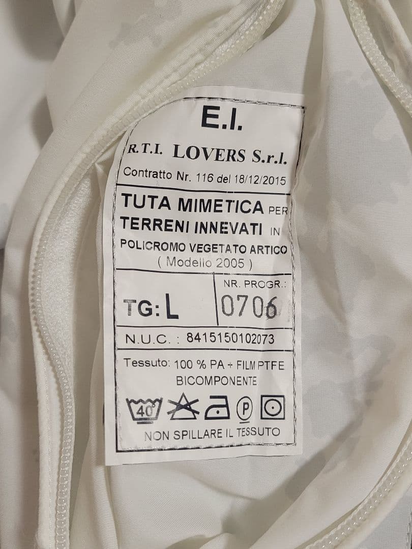 イタリア軍 WATERPROOF リバーシブル ジャケット ベジタトカモ L