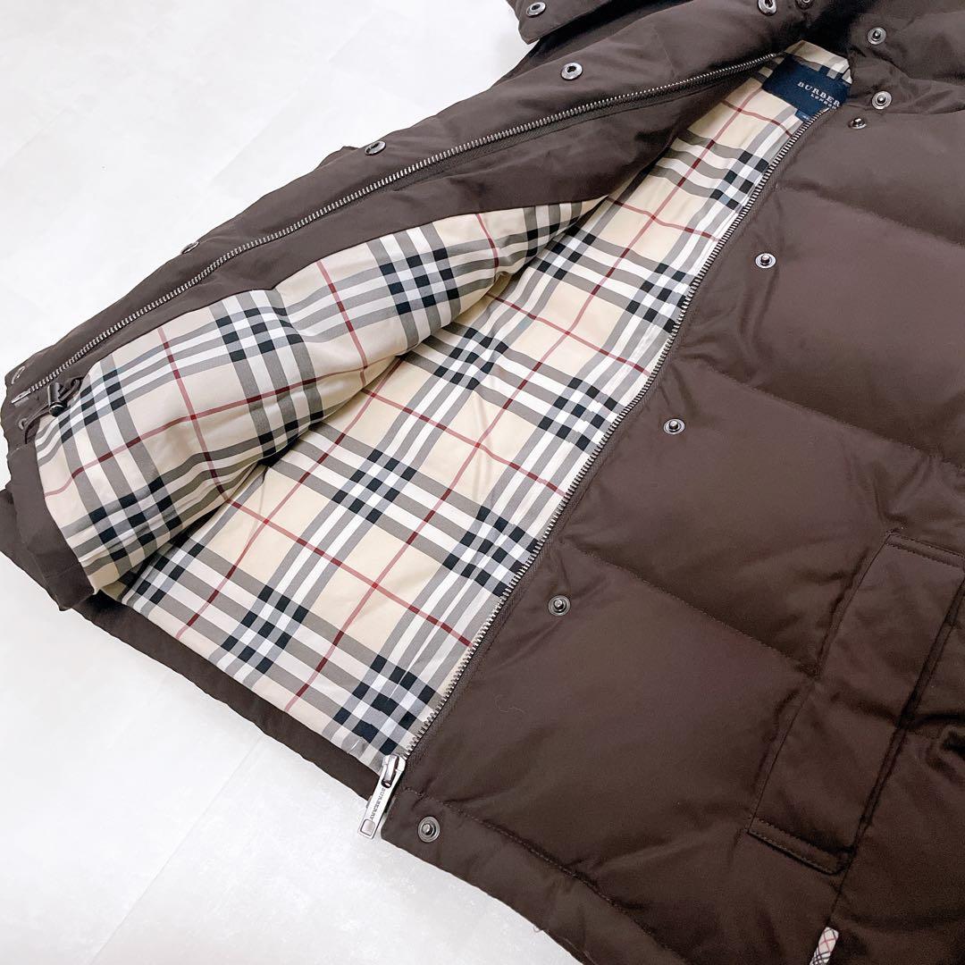 美品✨バーバリーロンドン ダウンベスト 3way ノバチェック フォックスファー