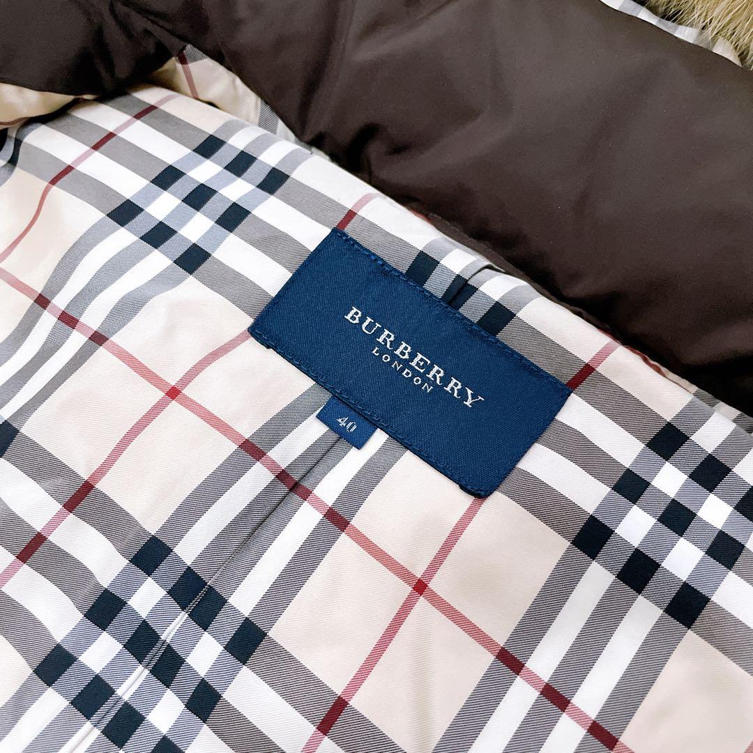 美品✨バーバリーロンドン ダウンベスト 3way ノバチェック フォックスファー