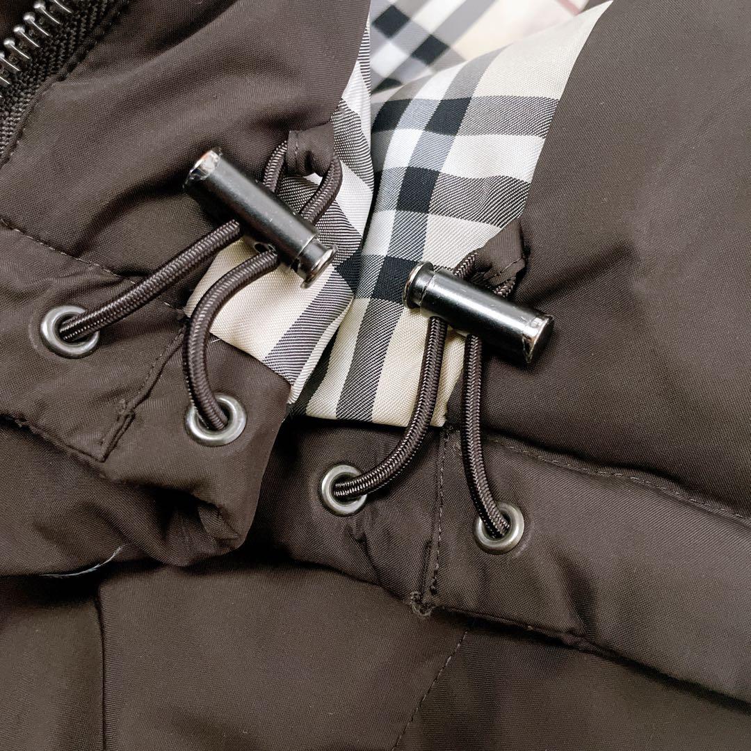 美品✨バーバリーロンドン ダウンベスト 3way ノバチェック フォックスファー