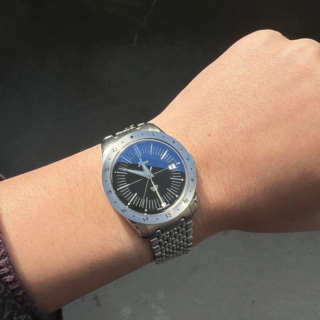 【付属品完備】Lorca Model No.1 GMT ブラックダイヤル
