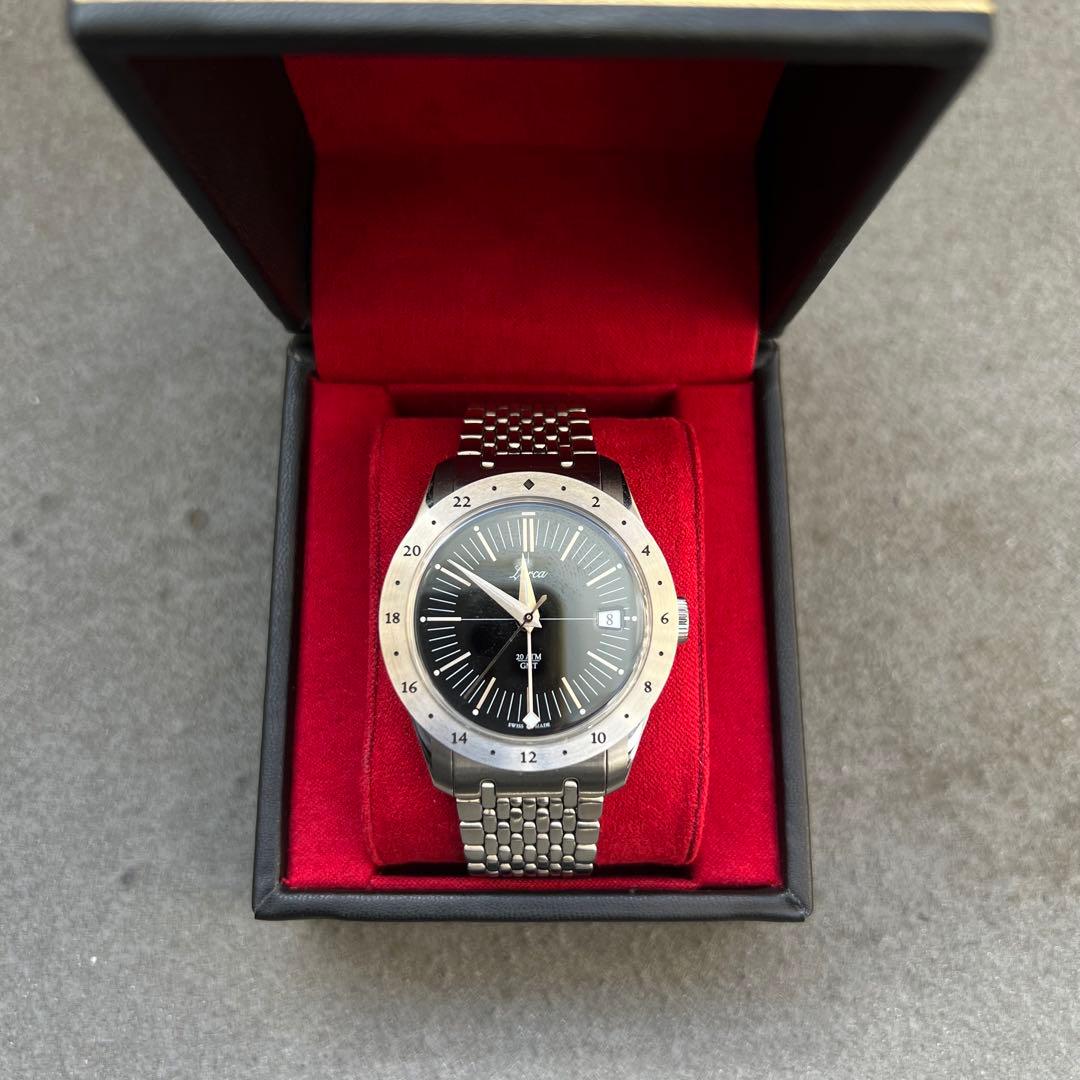 【付属品完備】Lorca Model No.1 GMT ブラックダイヤル