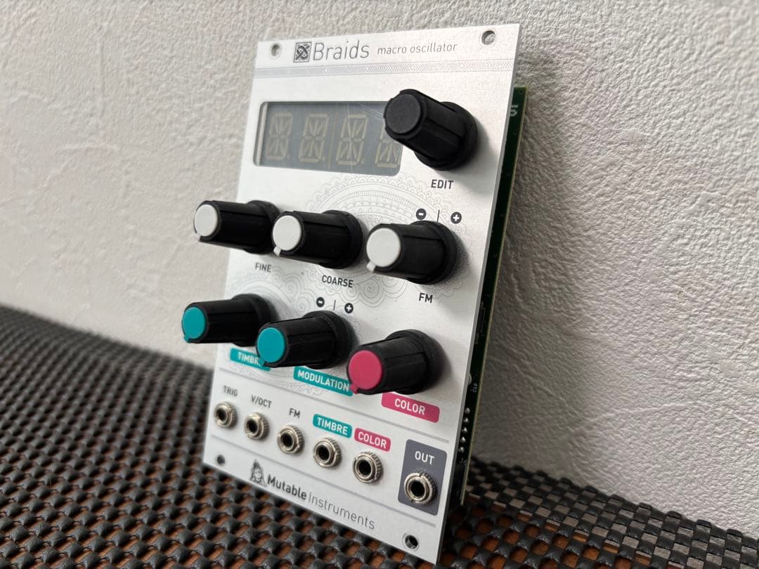 Mutable instruments Braids ユーロラック