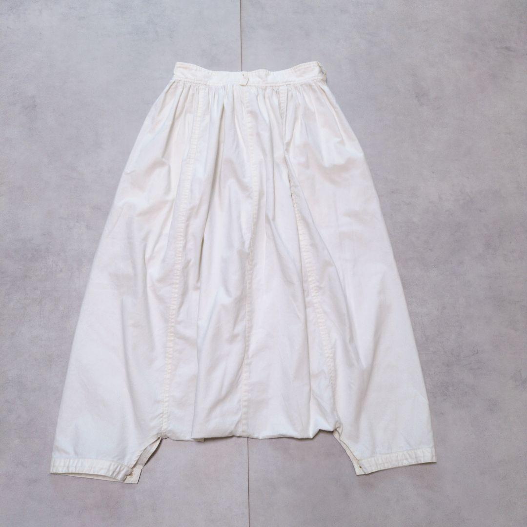 COMME des GARCONS✨コムコム サルエルパンツ ホワイト 春夏 白