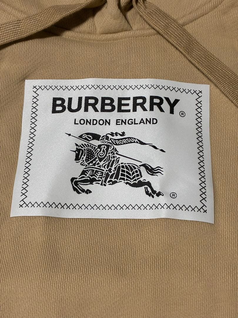 BURBERRY バーバリー プローサムラベル フーディー ベージュ　パーカー