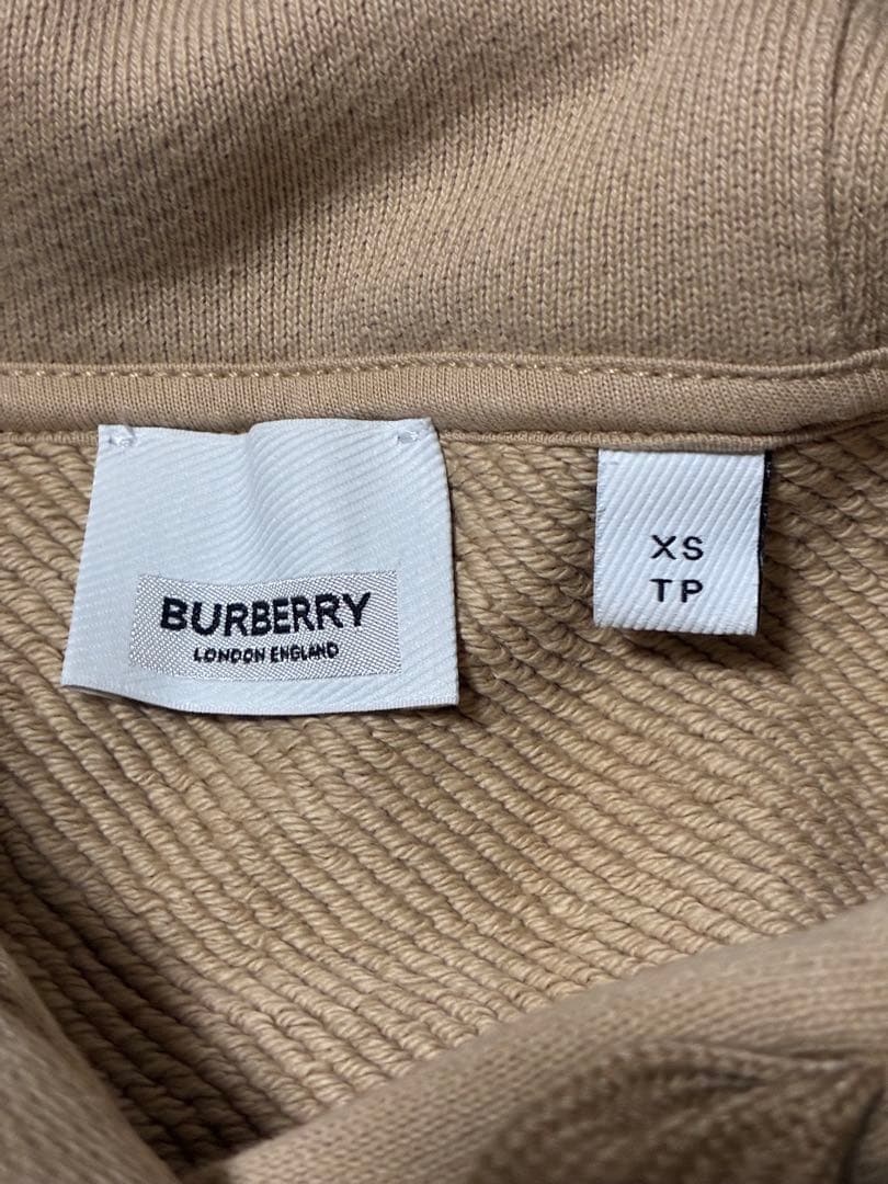 BURBERRY バーバリー プローサムラベル フーディー ベージュ　パーカー