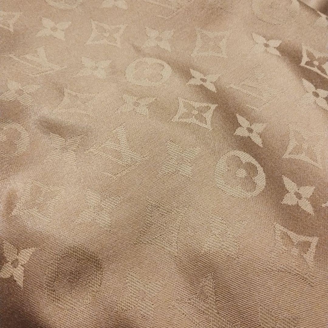 美品！Louis Vuitton ベージュ モノグラム ストール