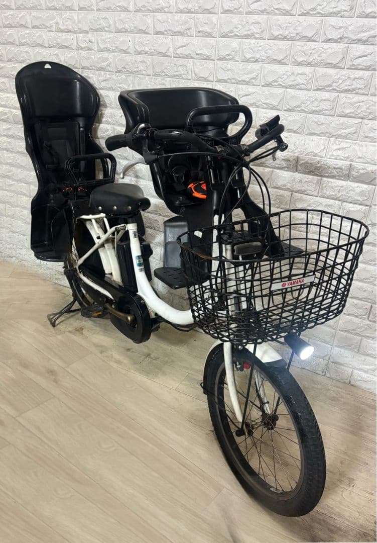 ✨美品✨室内保管✨送料込み✨大容量8.7Ah✨YAMAHAパスバビー子供乗せ！✨