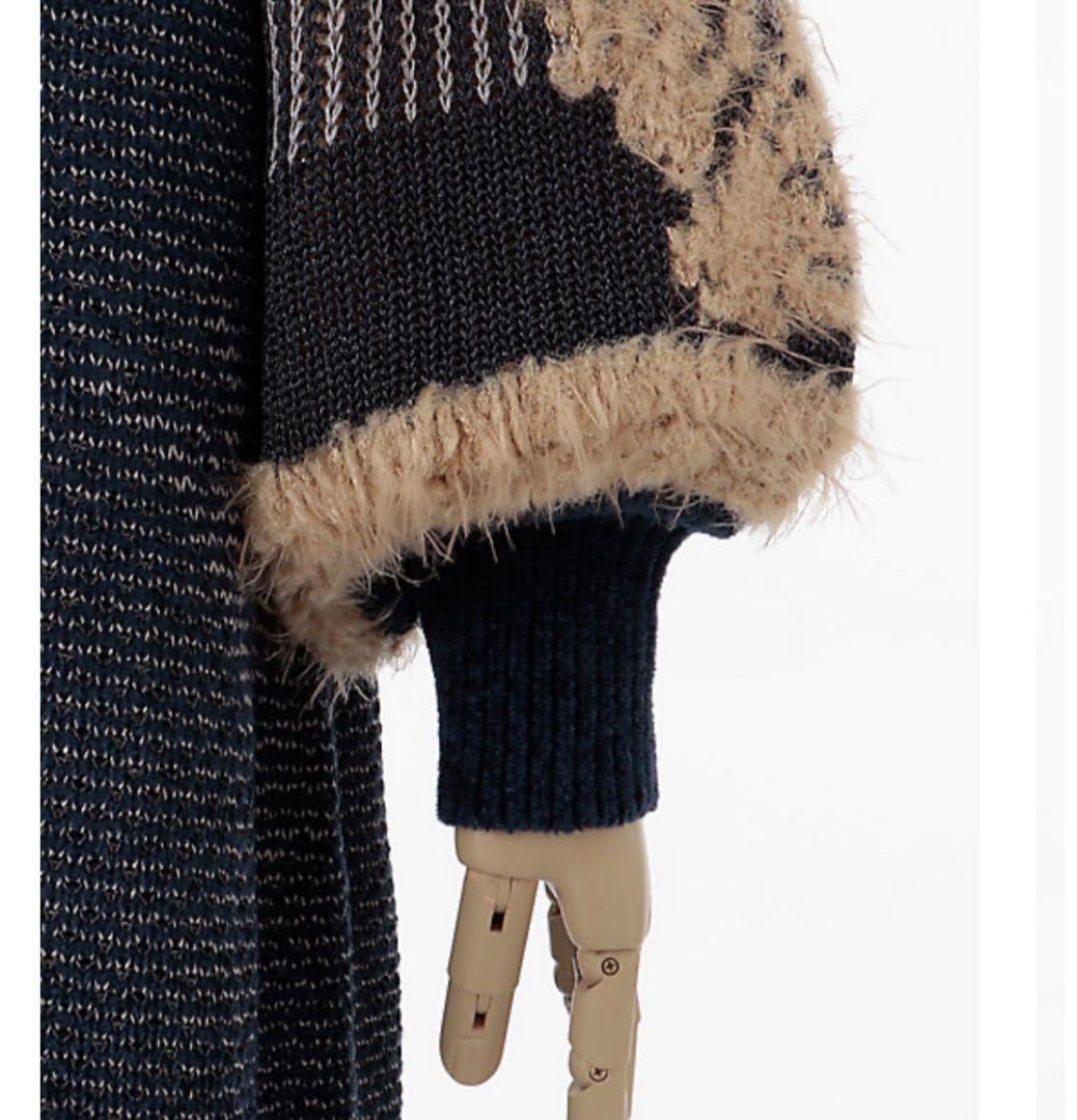 mame新品ニットワンピース リバーシブル