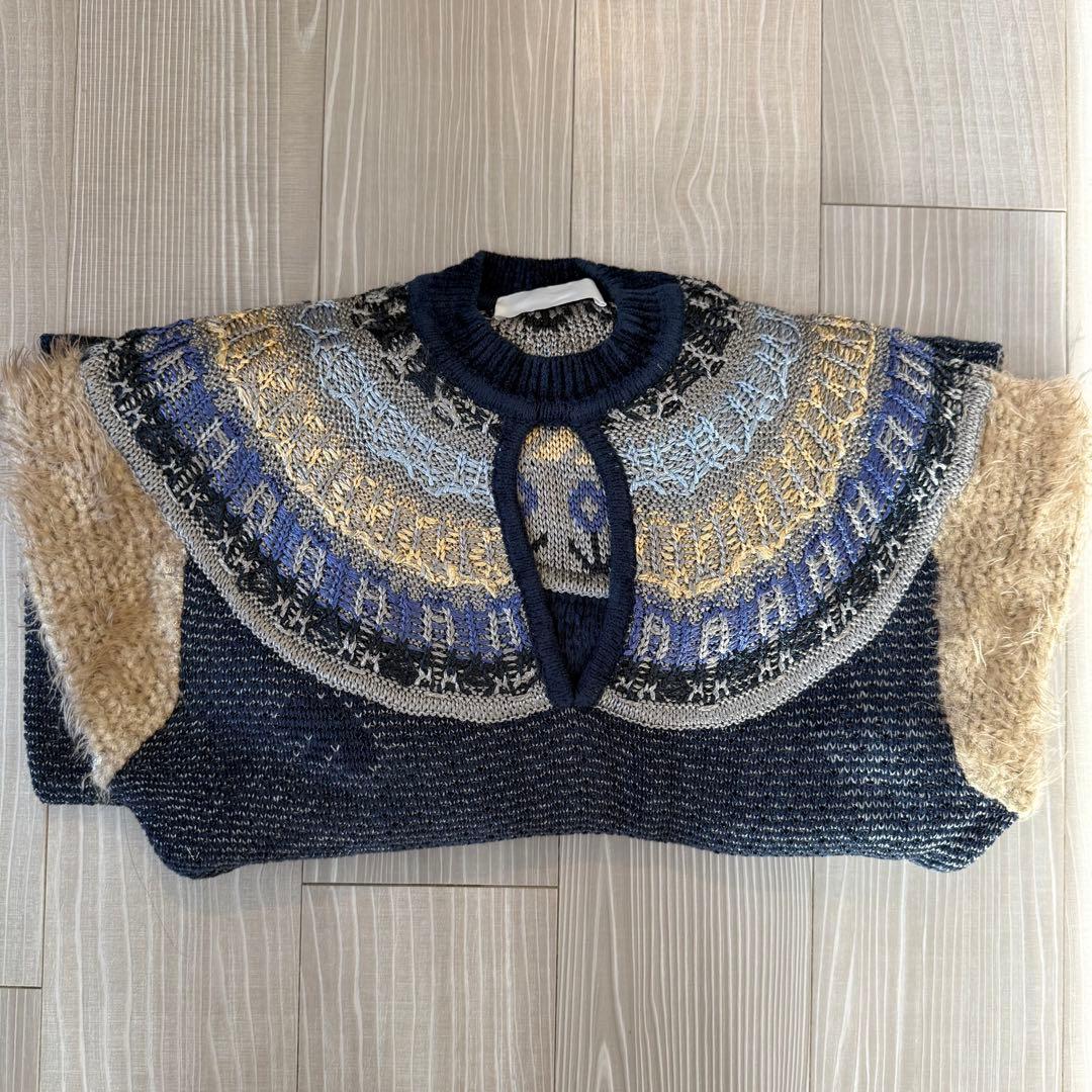 mame新品ニットワンピース リバーシブル