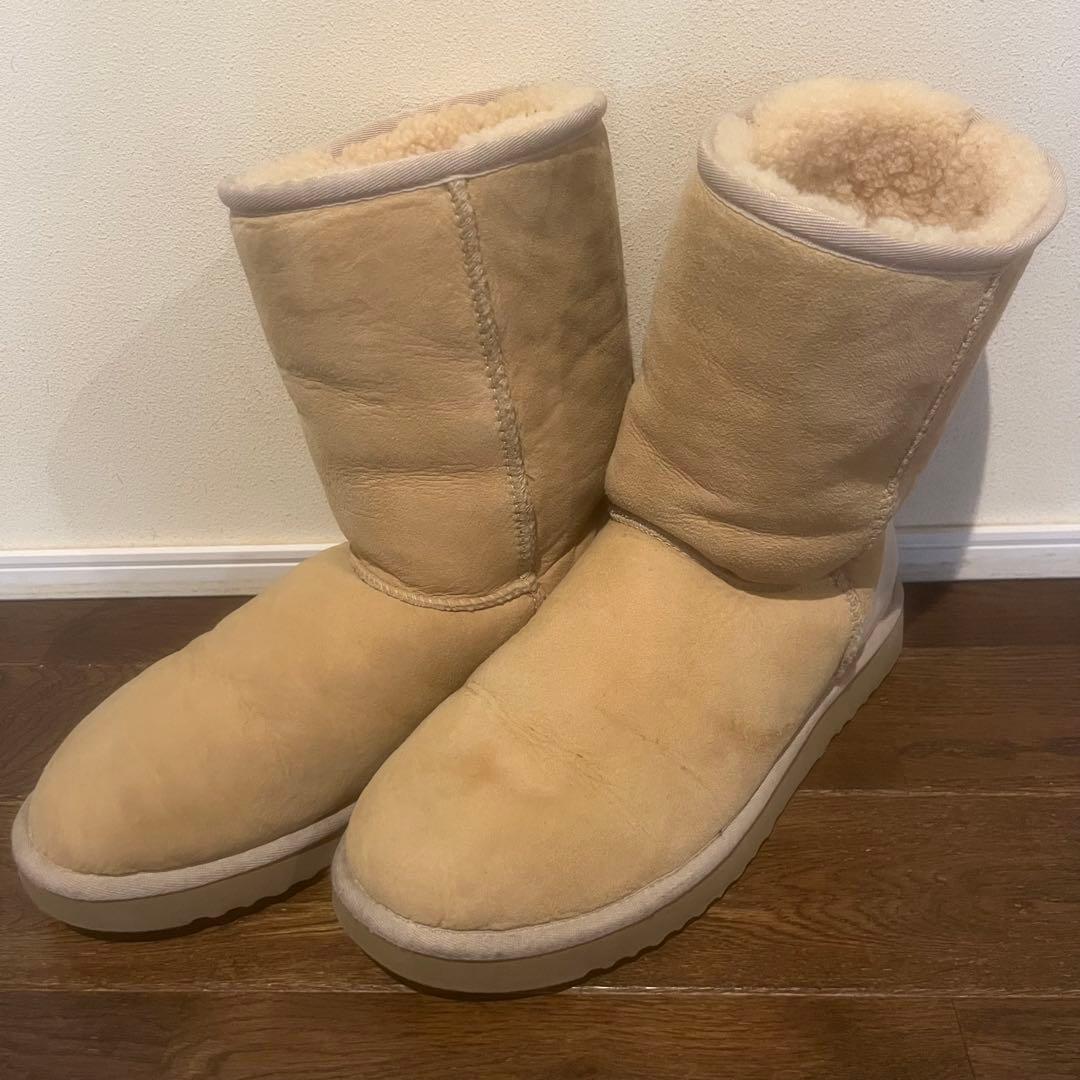 廃盤色 UGG アグ クラシック ショート ムートンブーツ サンド ベージュ