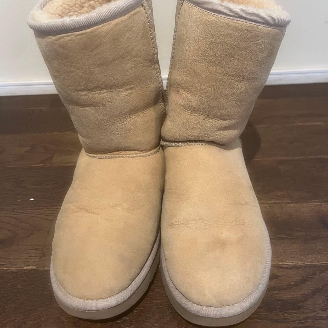 廃盤色 UGG アグ クラシック ショート ムートンブーツ サンド ベージュ