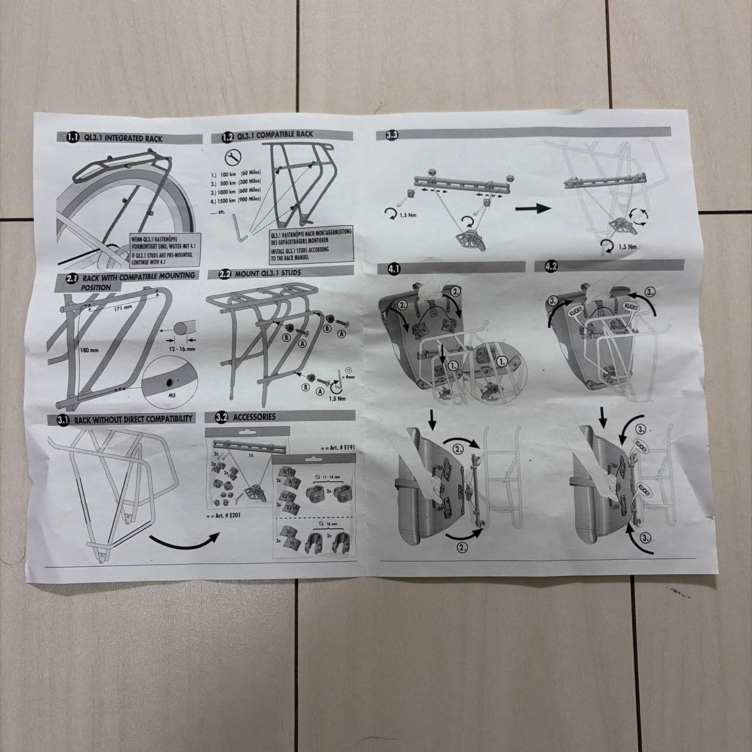 Ortlieb バックローラーアーバンライン20L インク [QL3.1]