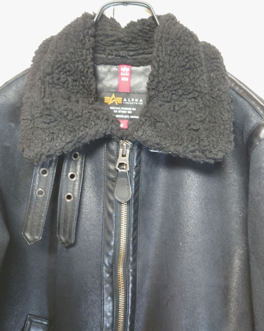 ALPHA INDUSTRIES B-3 ムートン フライトジャケットM ボア