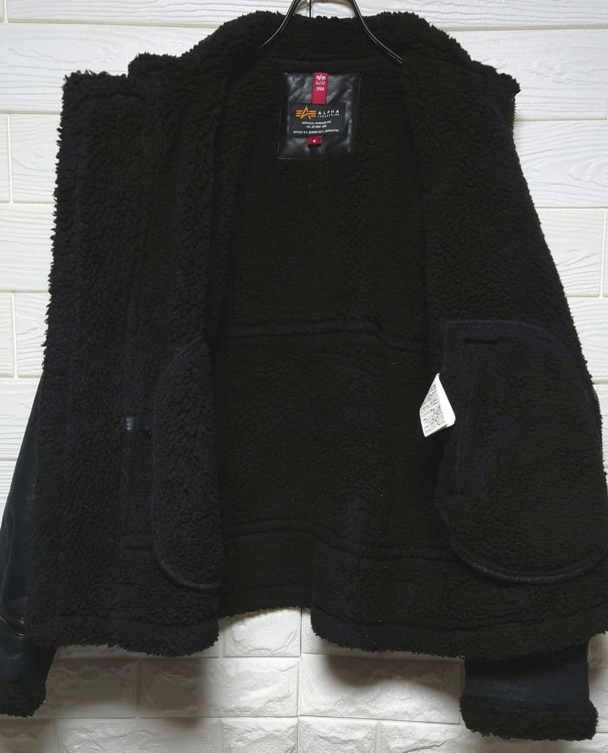 ALPHA INDUSTRIES B-3 ムートン フライトジャケットM ボア