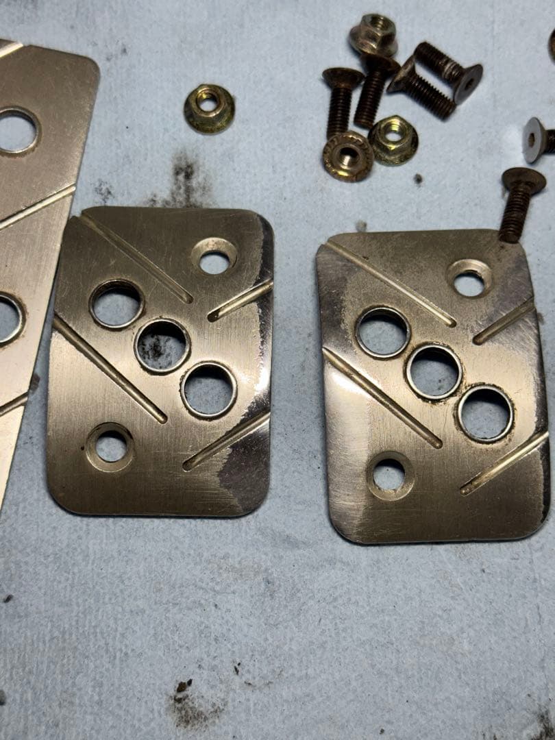 NBロードスター 後期 純正 オプション スポーツ ペダル カバー 3ペダル