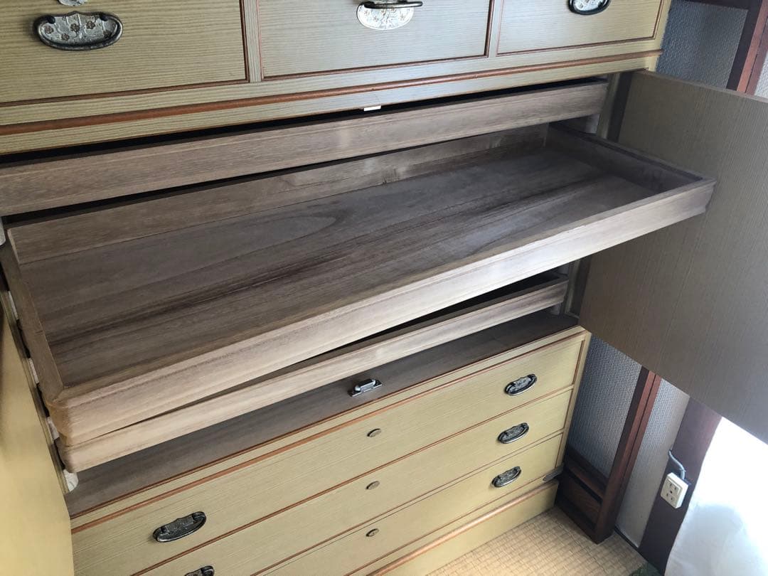 配送料込み:着物タンス(和ダンス): 121cm, 175cm, 44.5cm