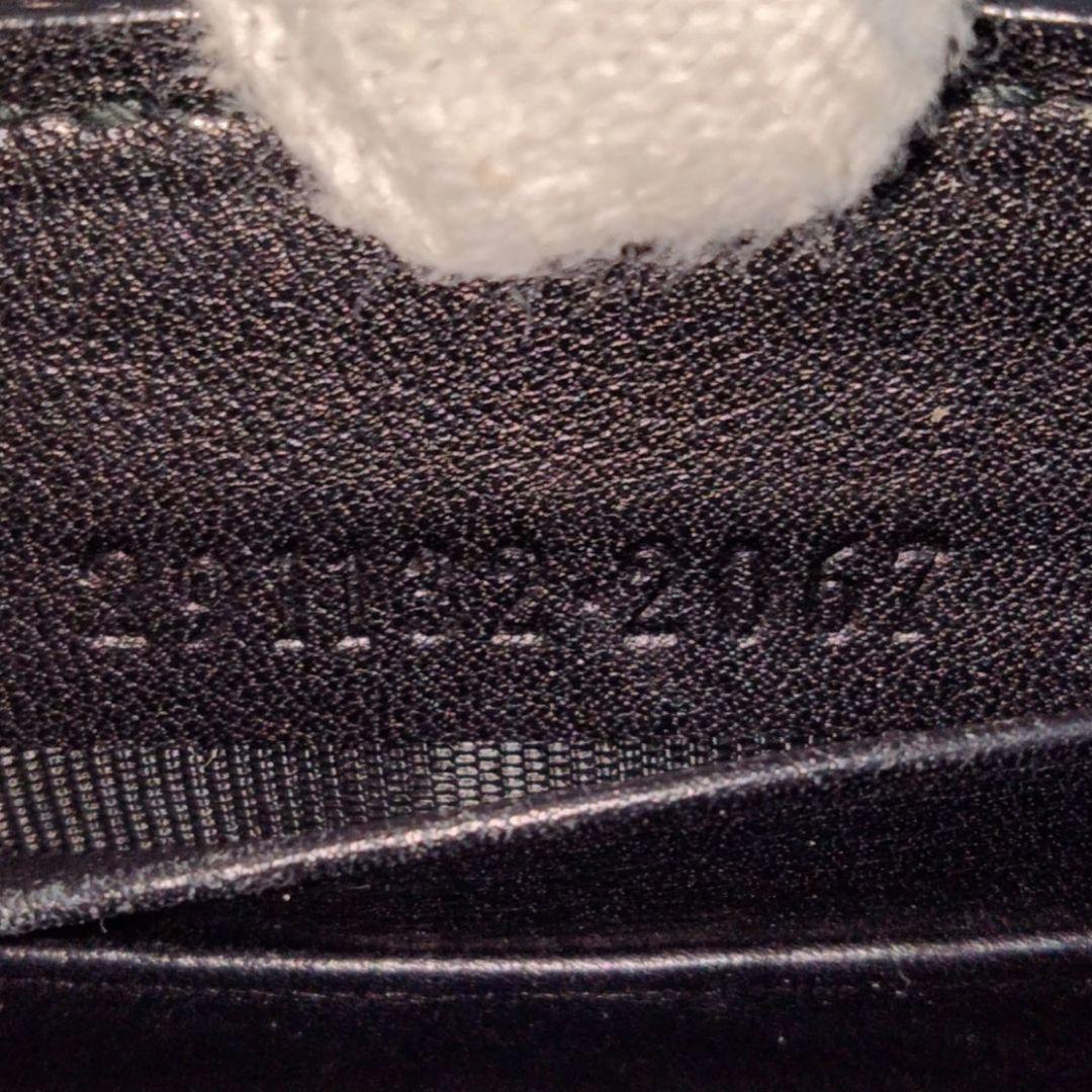 KB16 グッチ インターロッキングG ラウンドファスナー長財布 グッチシマ