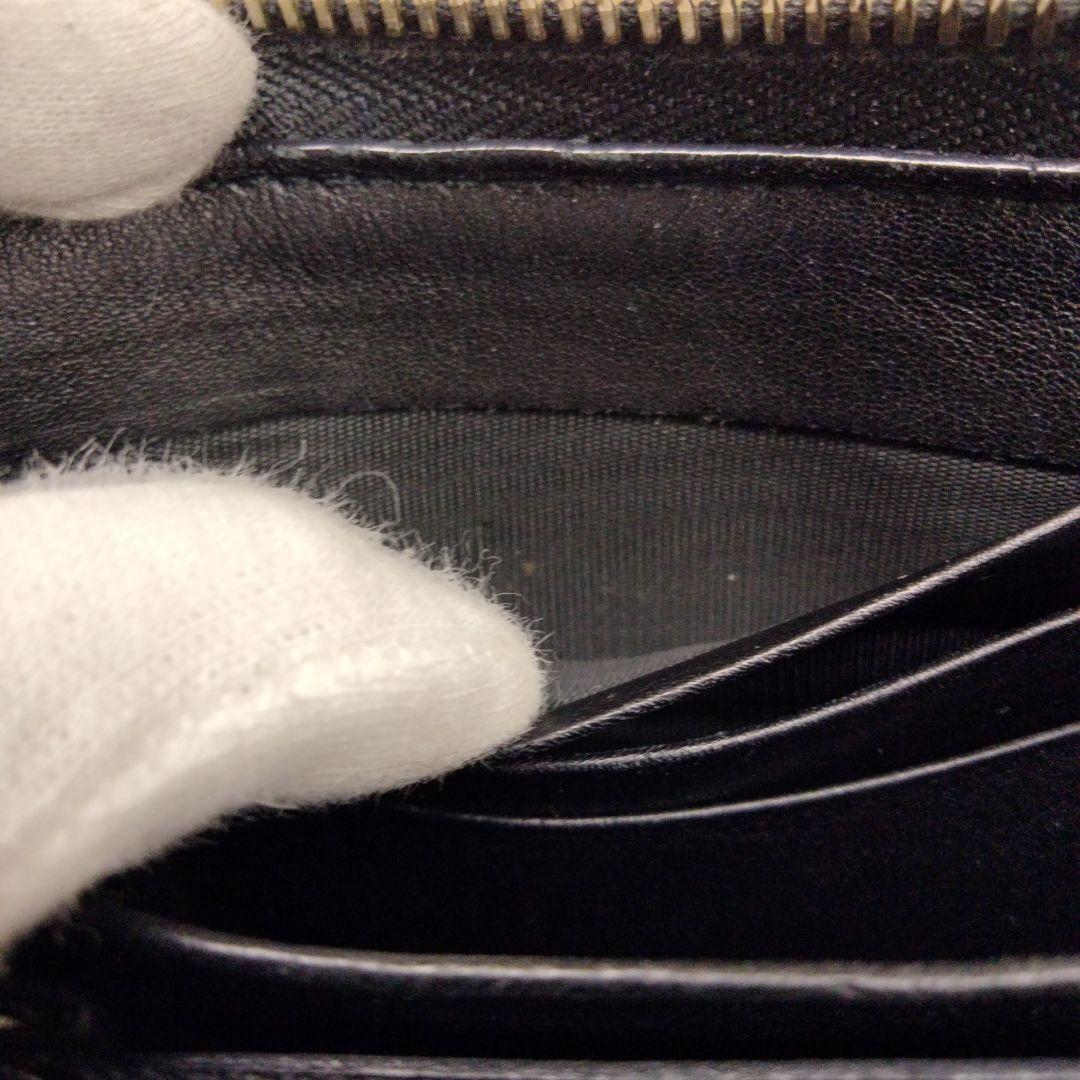 KB16 グッチ インターロッキングG ラウンドファスナー長財布 グッチシマ