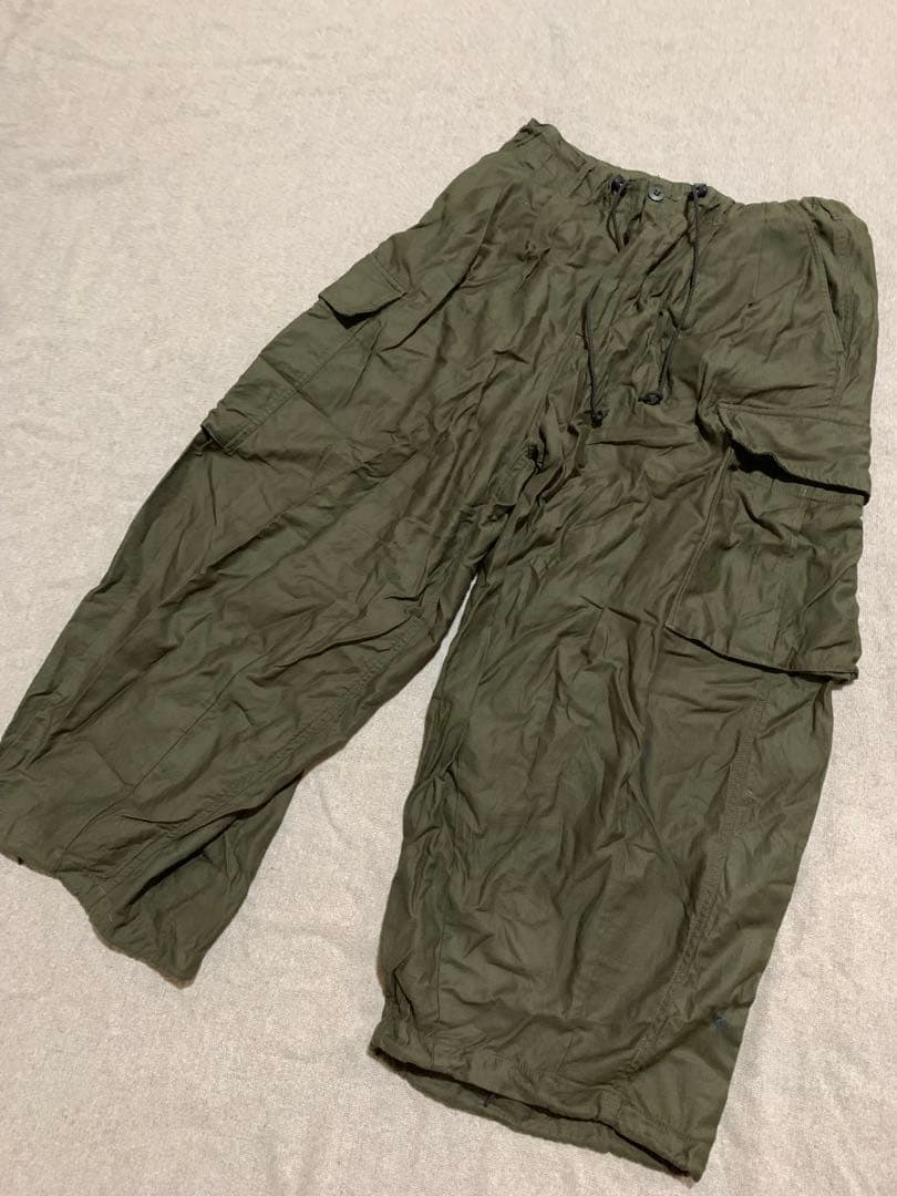 【美品】MB ワイドカーゴパンツ 　ミリタリー×上品ワイドシルエット【完売品】
