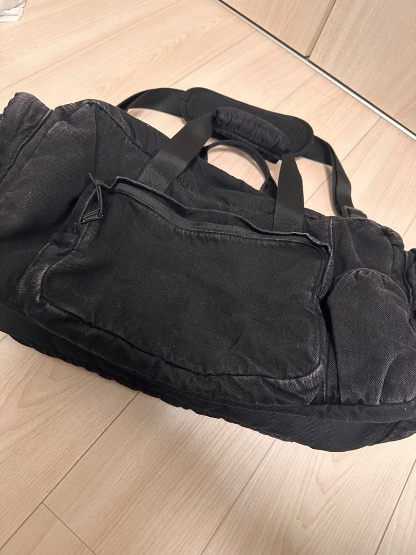 バッグ Supreme Denim Duffle Bag Black