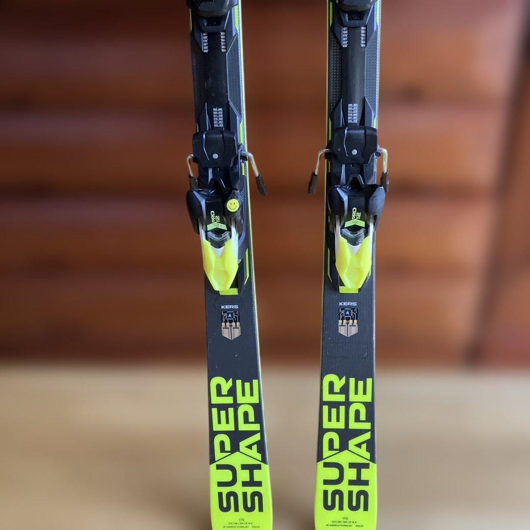 HEAD SUPER SHAPE スキー板 iSpeed ビンディング付き