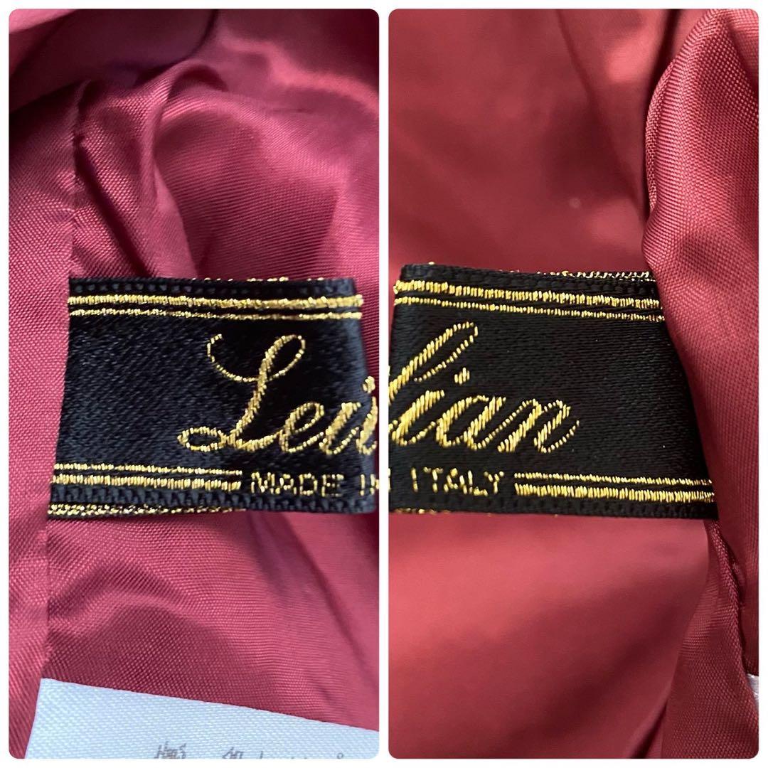 レリアン●極美品/2025トレンドカラー●イタリア製ラムレザージャケット M