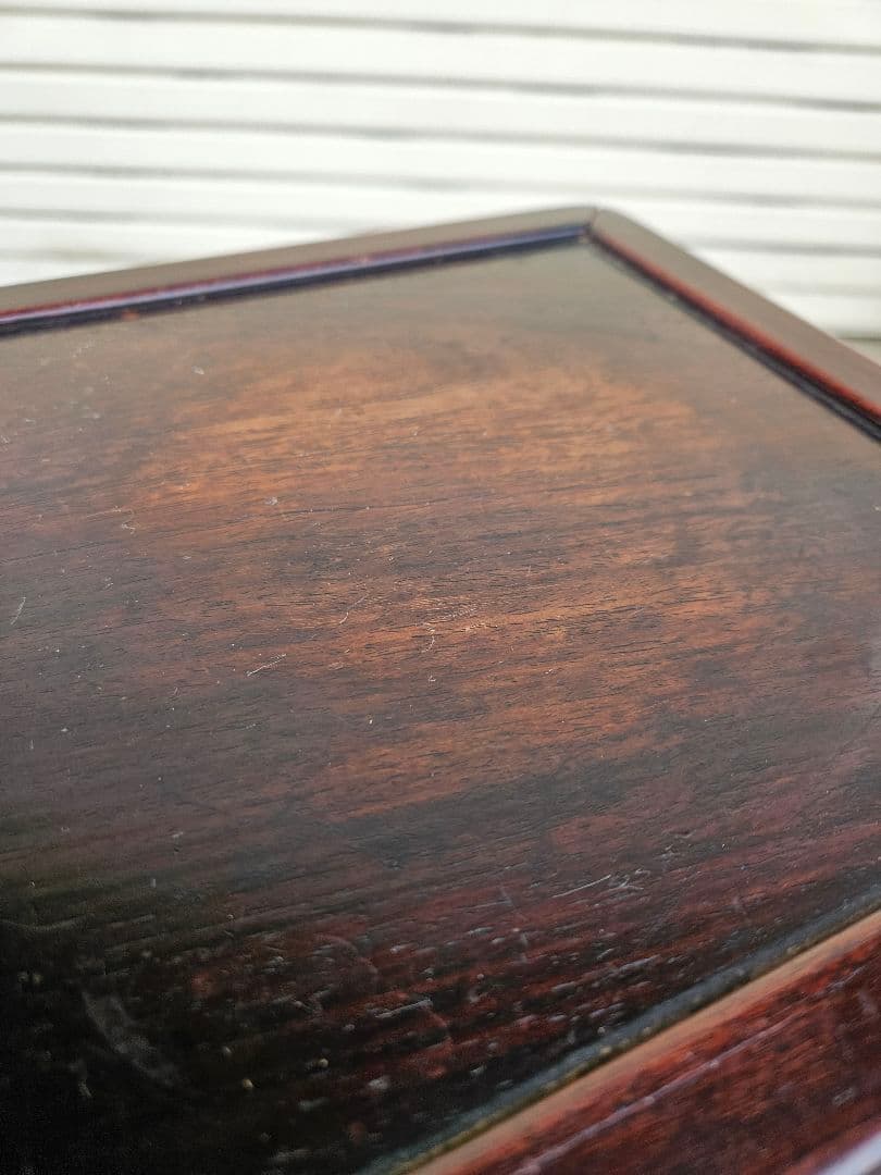 ヴィンテージ 木製のフラワースタンド ラック 飾り棚 花台 盆栽台 和モダン