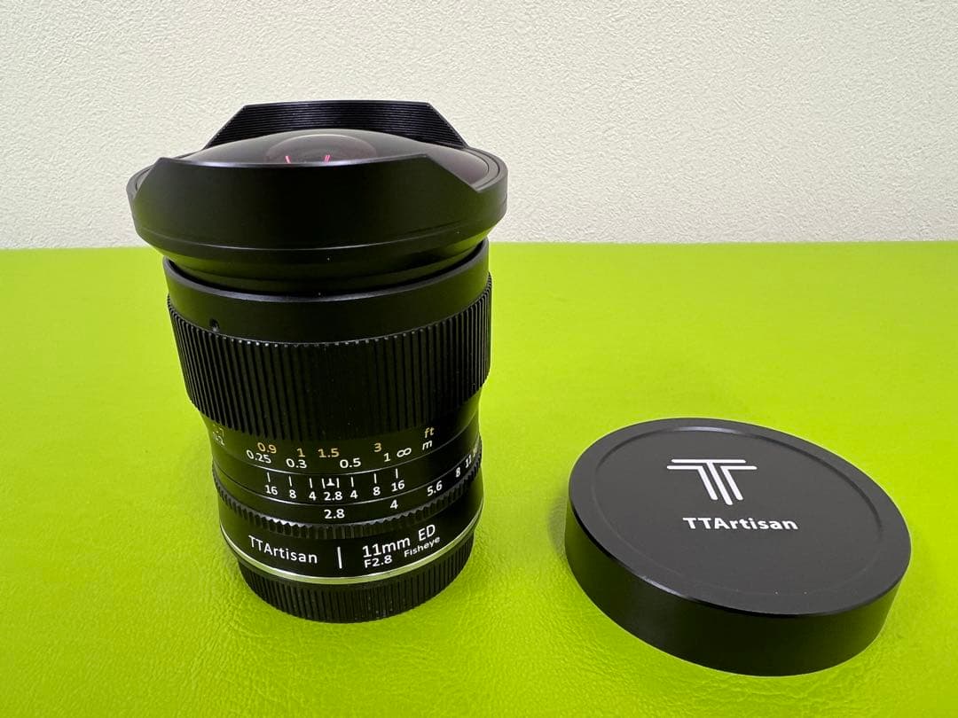 中古　銘匠光学TTartisan 11mmF2.8 Fisheye　Lマウント