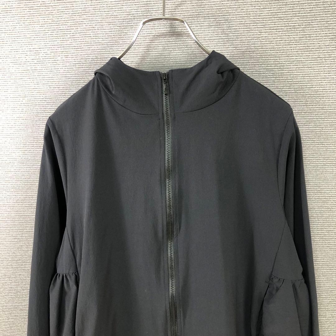 yori COOL撥水パーカー F ブラック