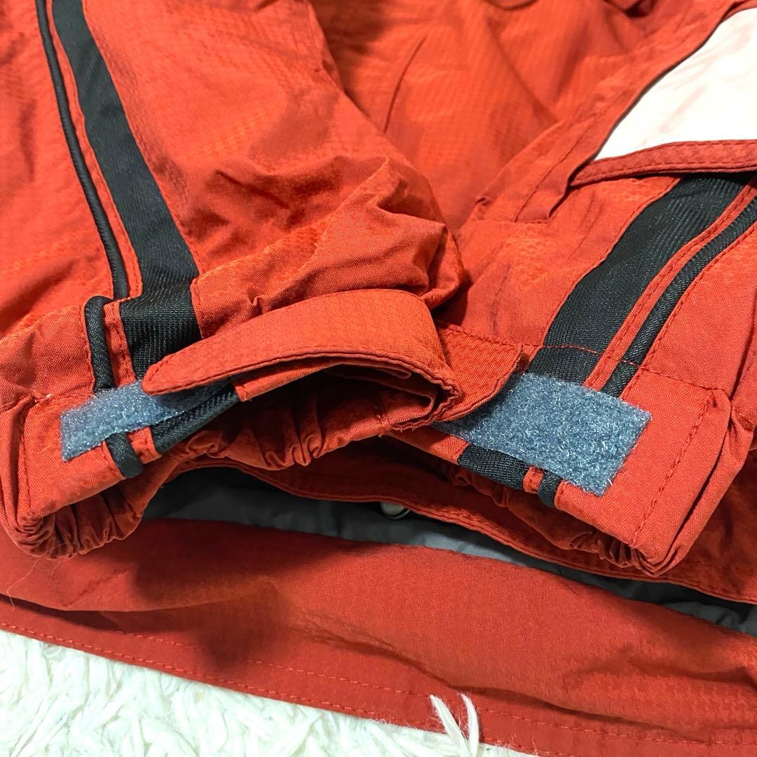 デサント スキーウェア 上下セット サイズM 洗える 人気 メンズ 赤黒