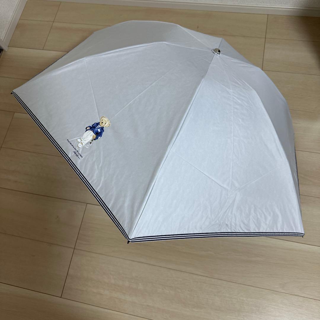 新品未使用タグ付　ポロラルフローレンポロベア 遮熱軽量晴雨兼用折りたたみ傘