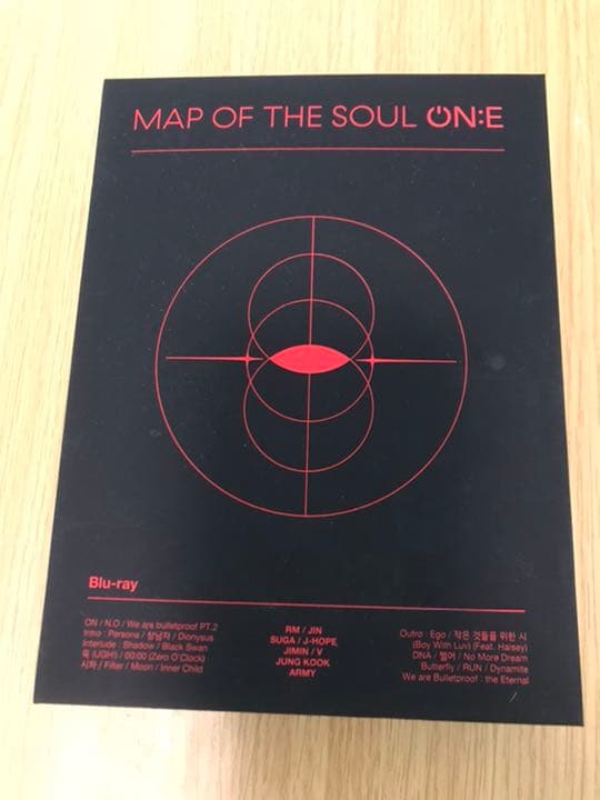 (未再生)BTS MAP OF THE SOUL ON:E Blu-ray