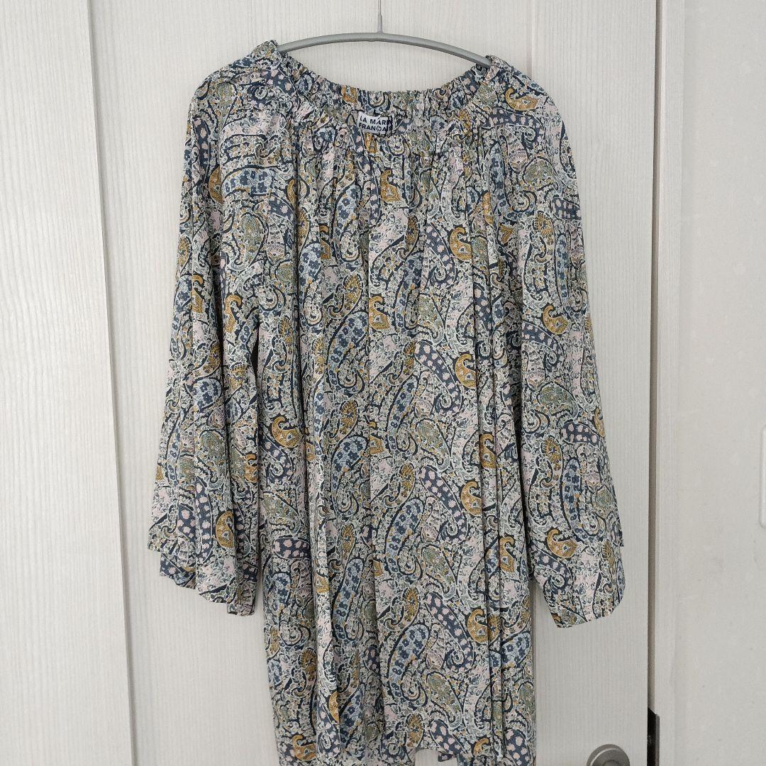 LA MARINE FRANCAISE リバティプリント　ブラウス