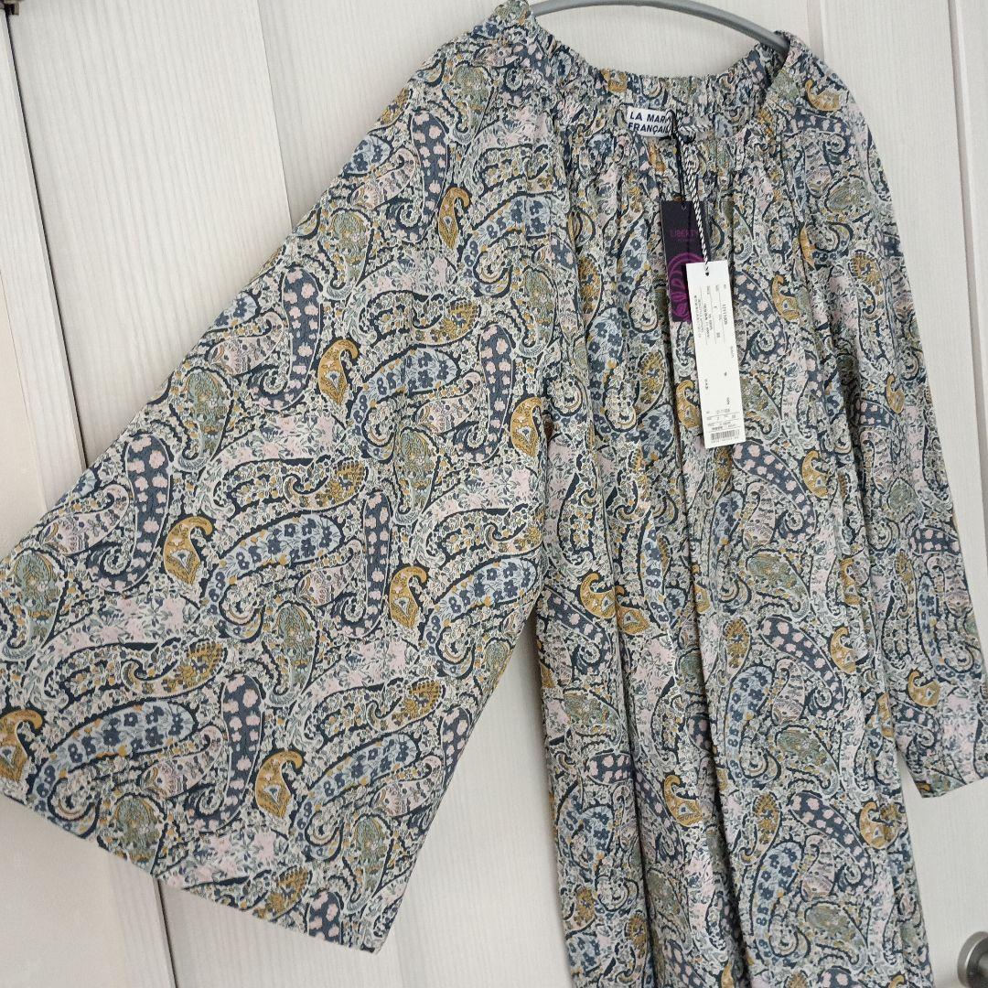 LA MARINE FRANCAISE リバティプリント　ブラウス