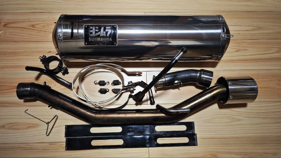 ジ*ん様 スズキ キャリィ ヨシムラ ステンマフラー オーバルサイクロン